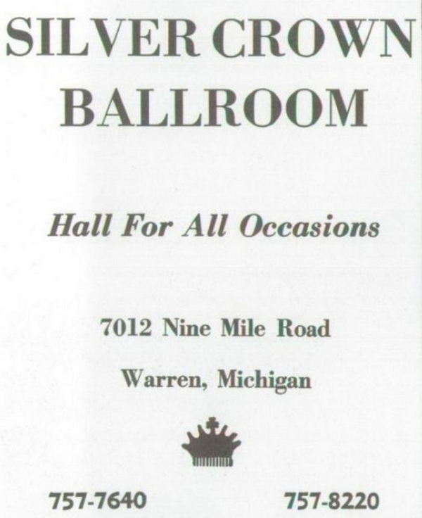 Silver Crown Ballroom (Amber House) - 1960S Yearbook Ads
